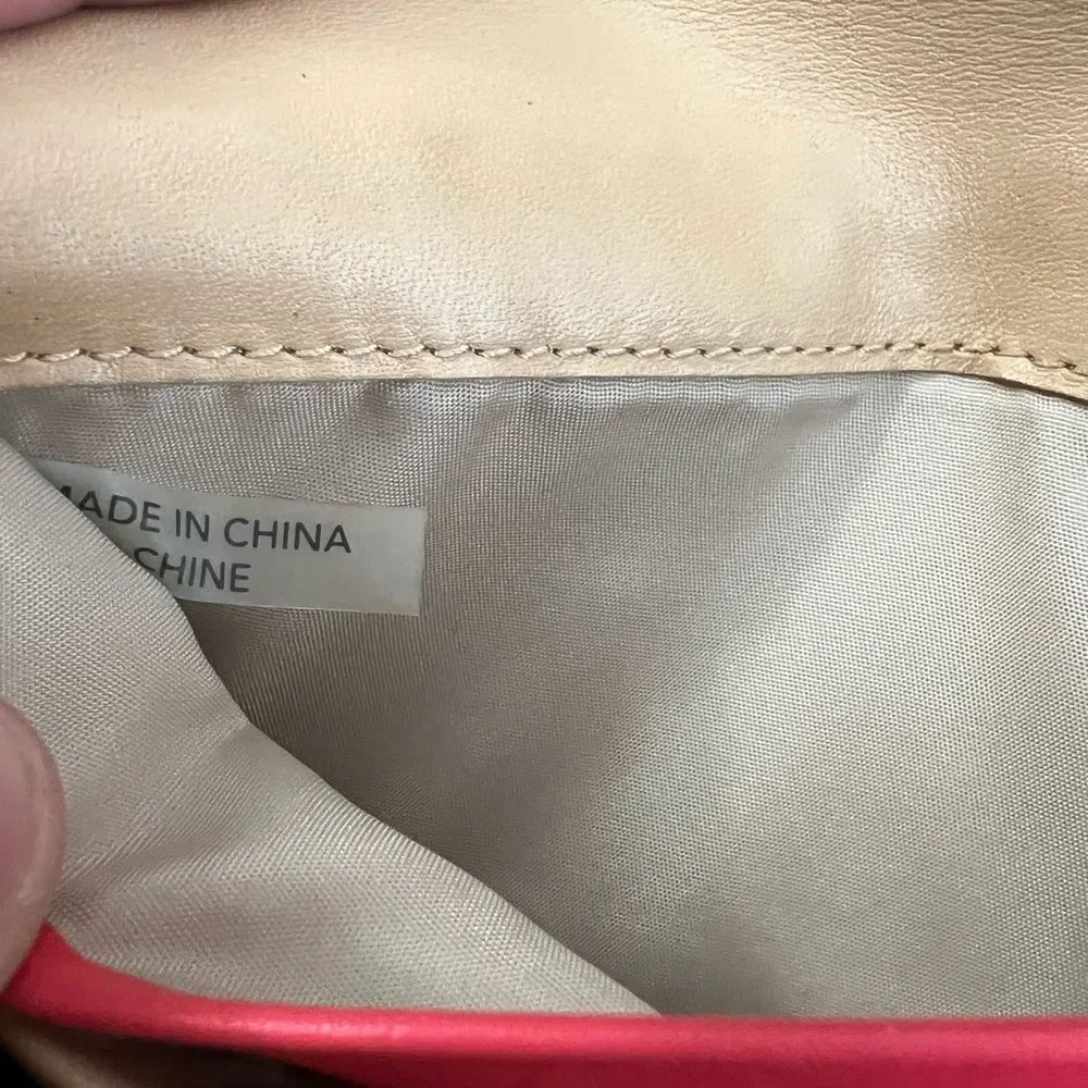 Coach Chartreuse Leather Long Slim Wallet with Silver Logo